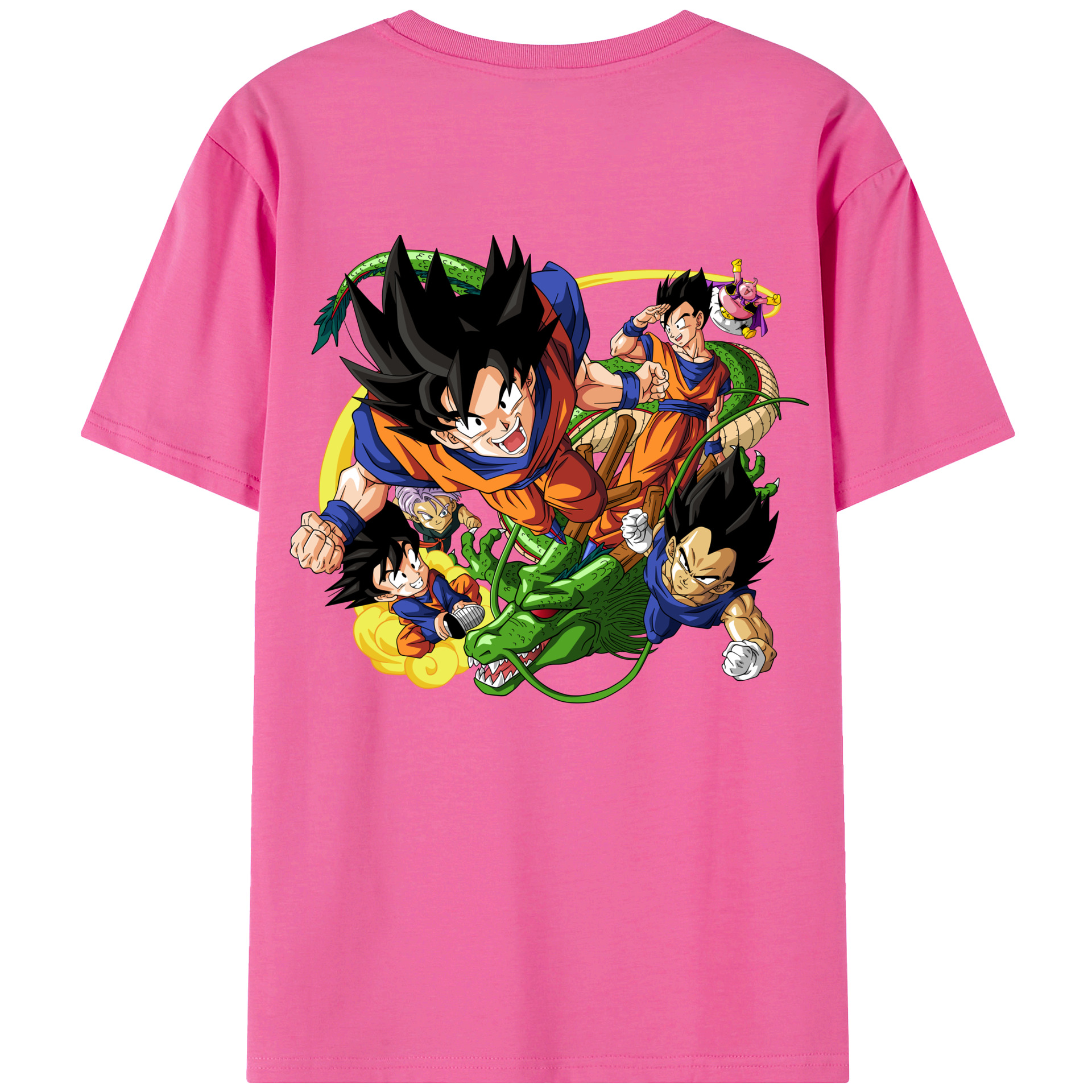 （画像用） ドラゴンボール DRAGON BALL レディース半袖Tシャツ(バックプリント)